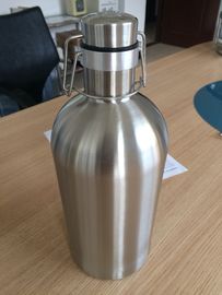 Custom 2L Mini Beer Growler With Ss304 Thermol Insulation 64OZ
