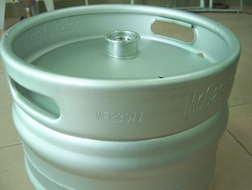 Europe Standard Food Grade Draft Beer Keg 30 Litre Capacity Pickling Surface