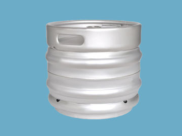 SS 304 30L European Keg For Brewery Pickling Surface 408 MM Diameter