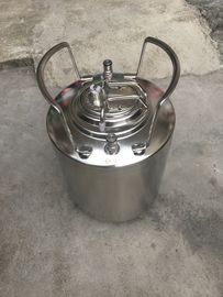 Food Grade 304 SS Small Ball Lock Keg For Soda And Pepsi Max Diameter 213mm