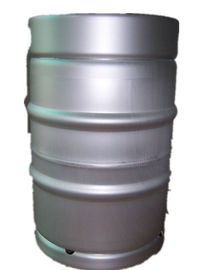 3 Bar 50L Stainless Steel Keg , SUS304 DIN Keg With A Type Spear