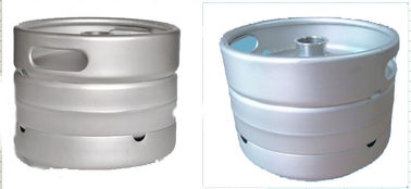 SUS 304 / 2B 10L Beer Keg , Empty Stainless Steel Kegs For Home 313mm Diameter