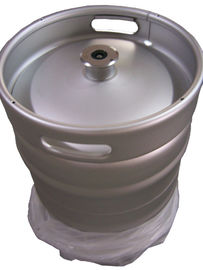 Silver Color Euro Standard 1 2 Keg 50L Capacity 1.5 And 2mm Thickness